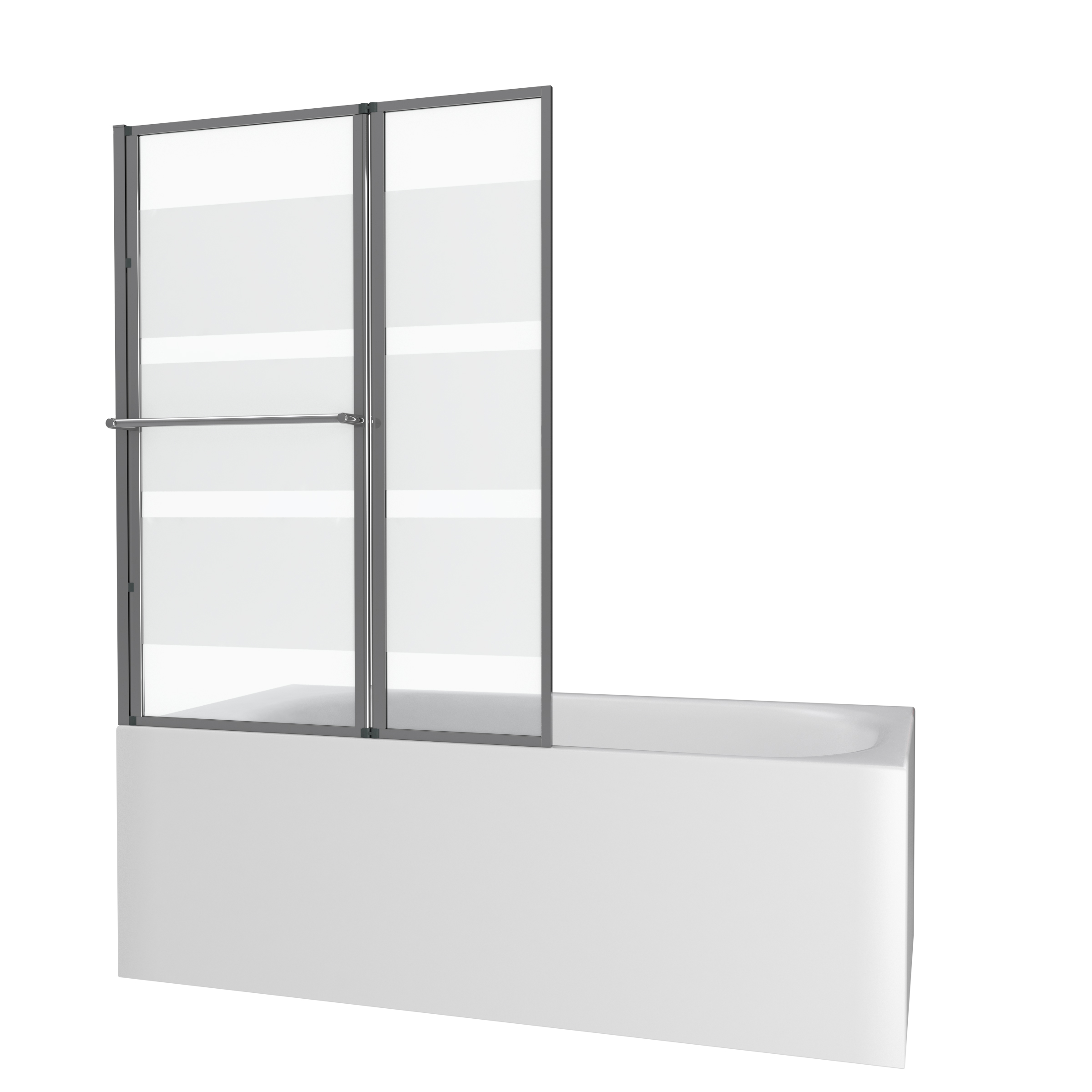 Pare baignoire relevable 2 volets