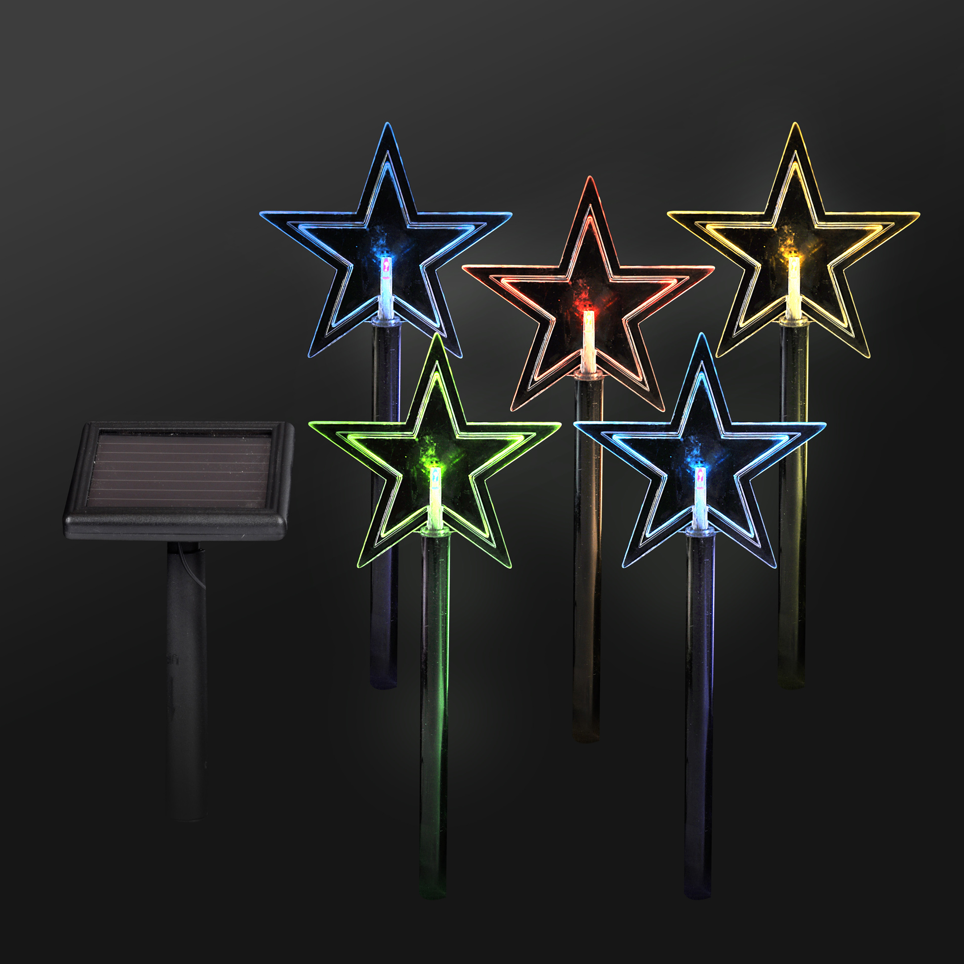 Pic solaire etoile h30cm/5