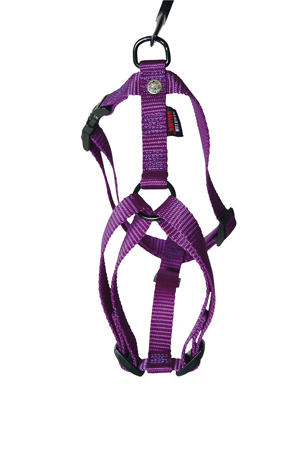 Harnais nylon réglable 10-25/35 mauve