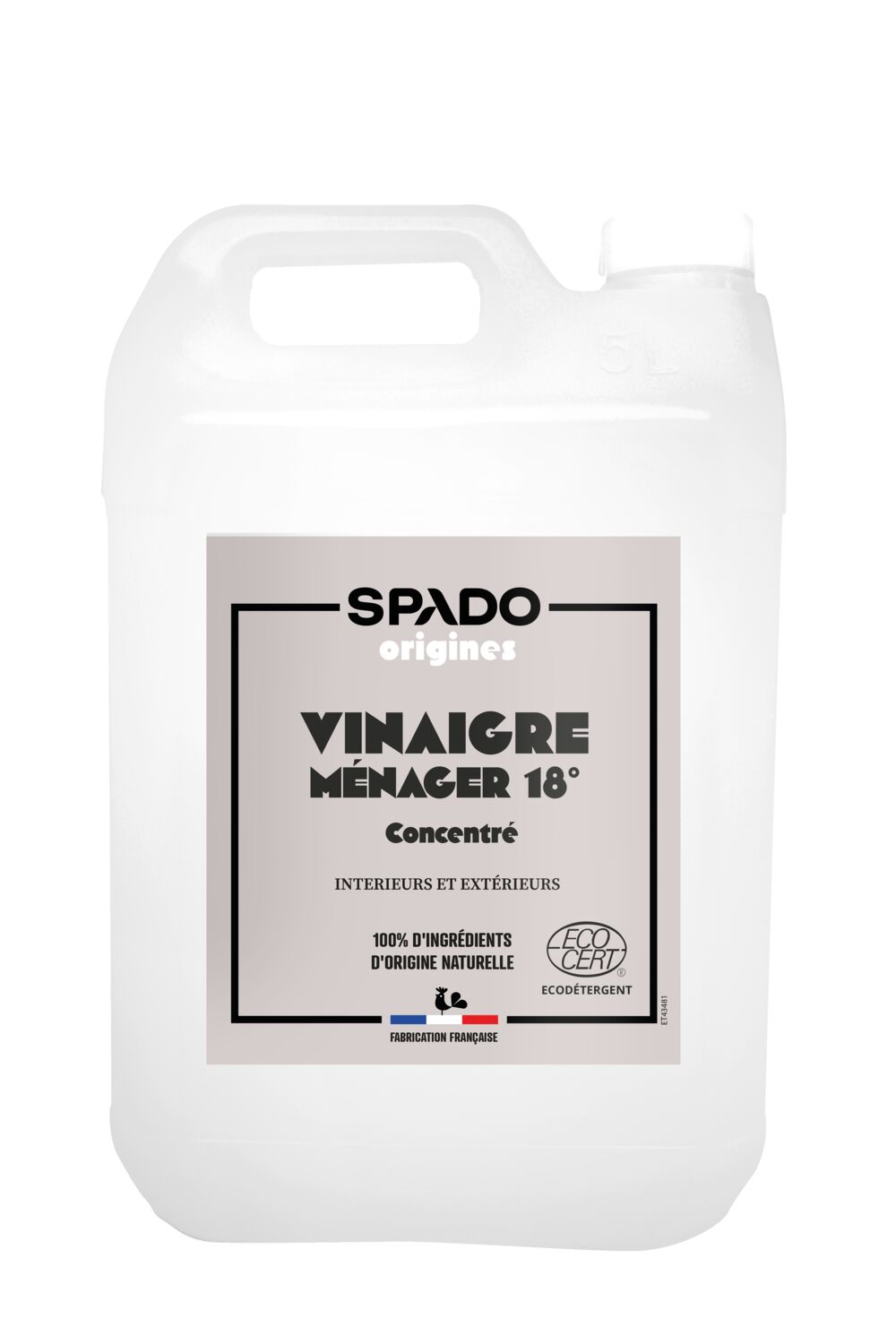 Gloss vinaigre blanc ultra concentré 18° 5l