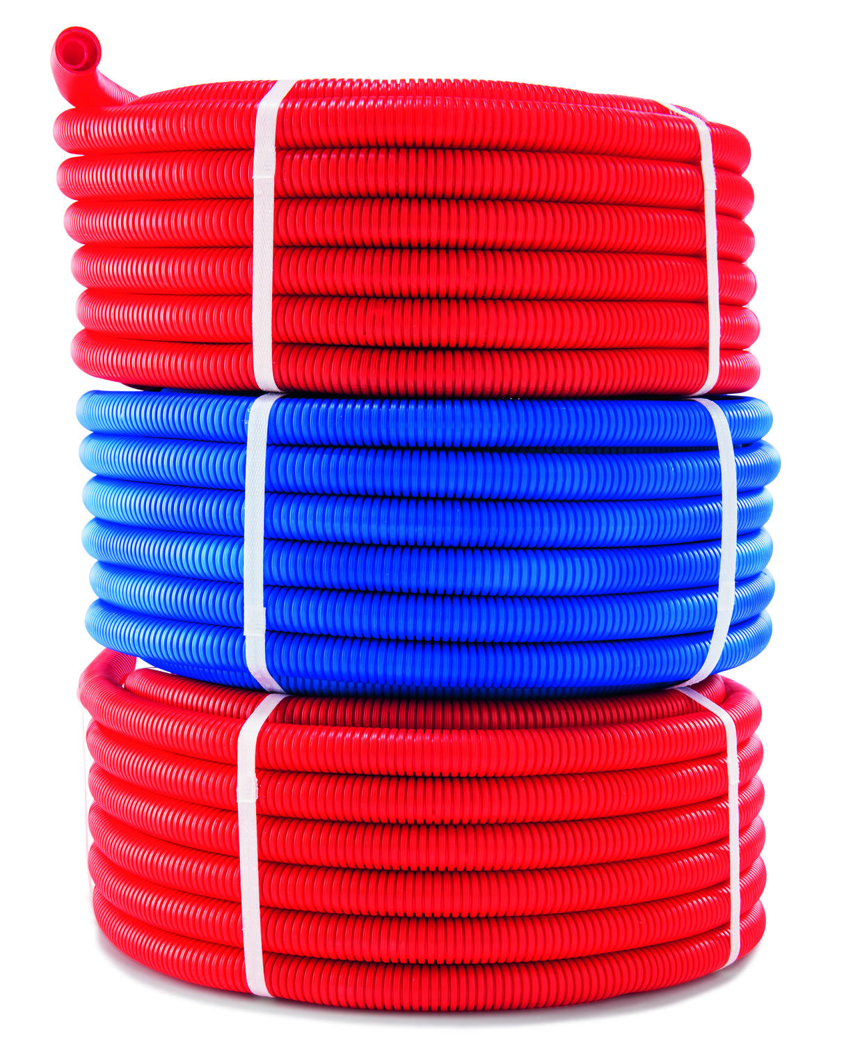 Couronne PER prégainée bleue d16mm - 25m - NOYON THIEBAULT