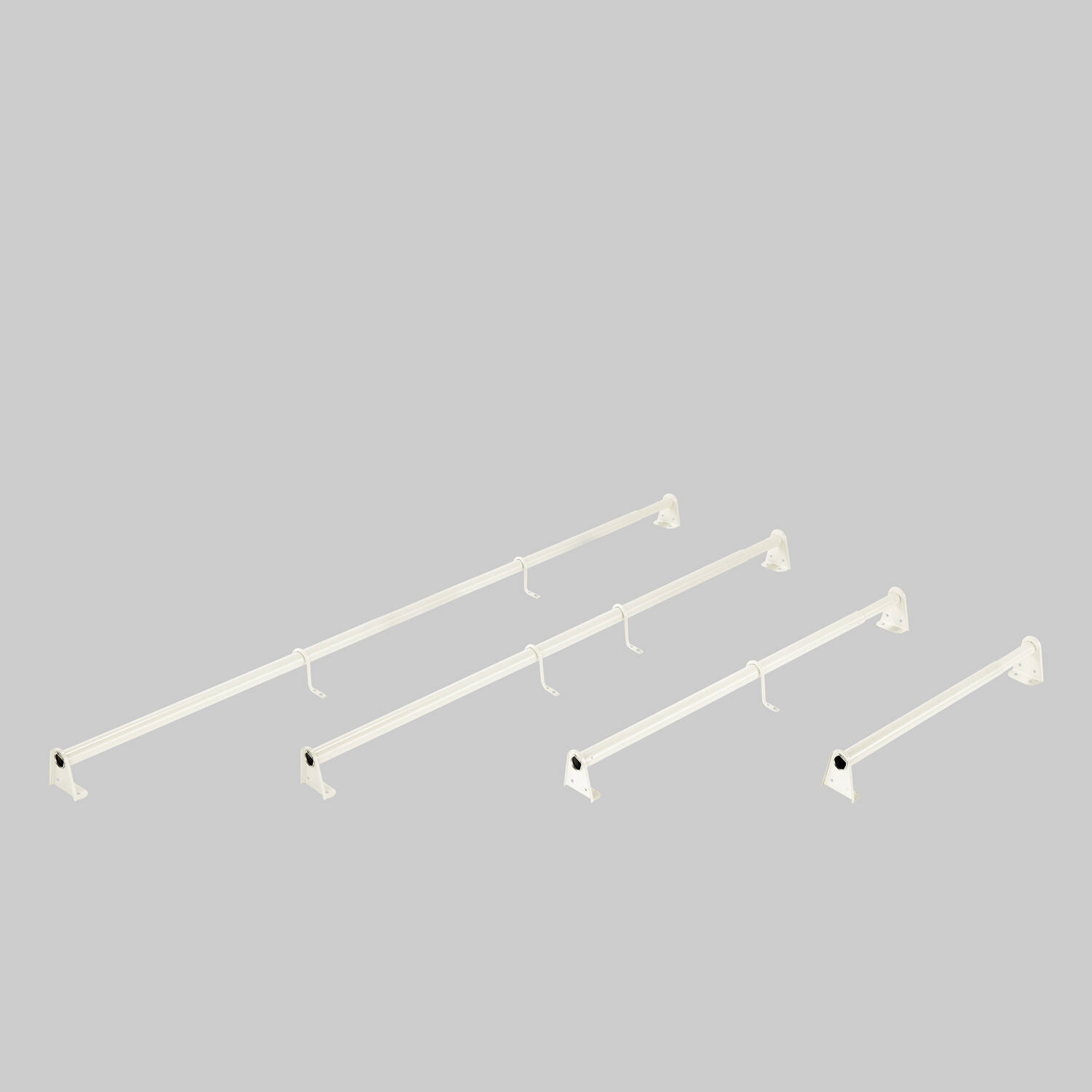 Barre de penderie Blanche 40 à 72cm - MOTTEZ