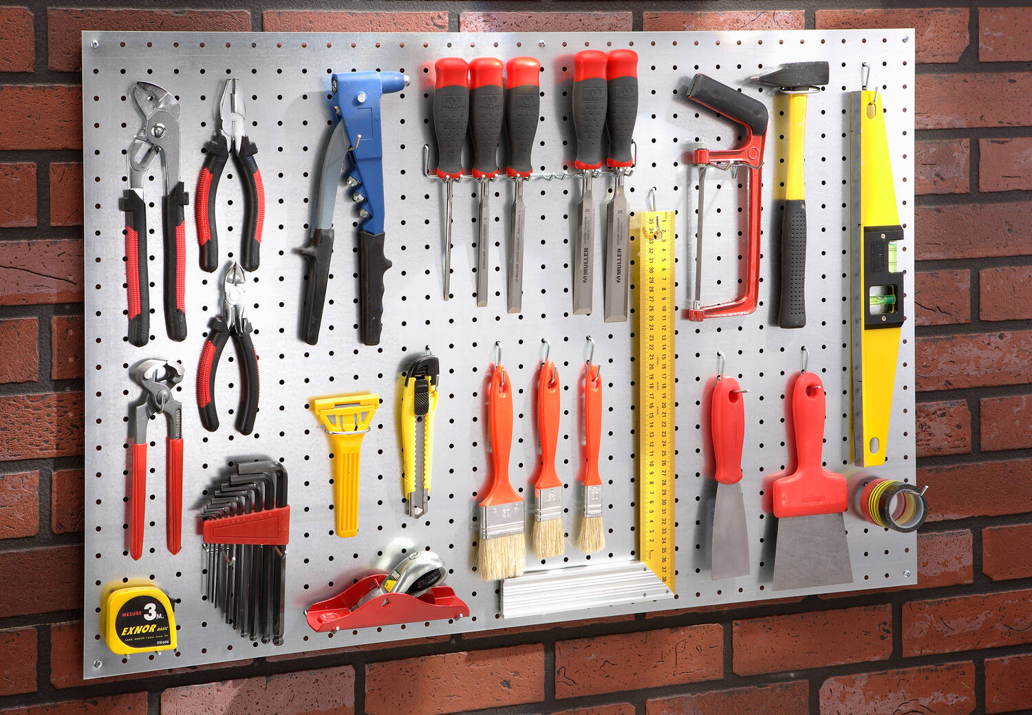 Panneau Perforé avec Crochet Rangement - MOTTEZ