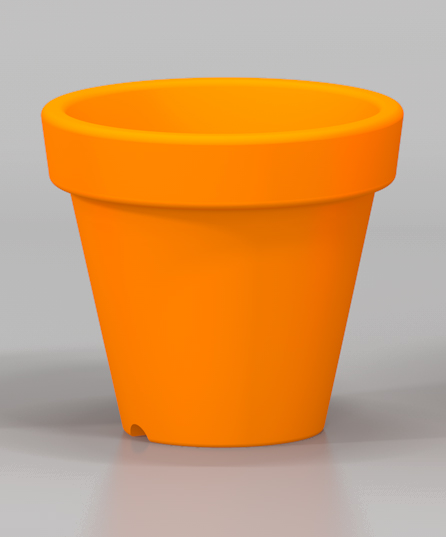 pot lumineux 60l orange - BLOOM!