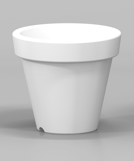 pot lumineux 60l blanc - BLOOM!