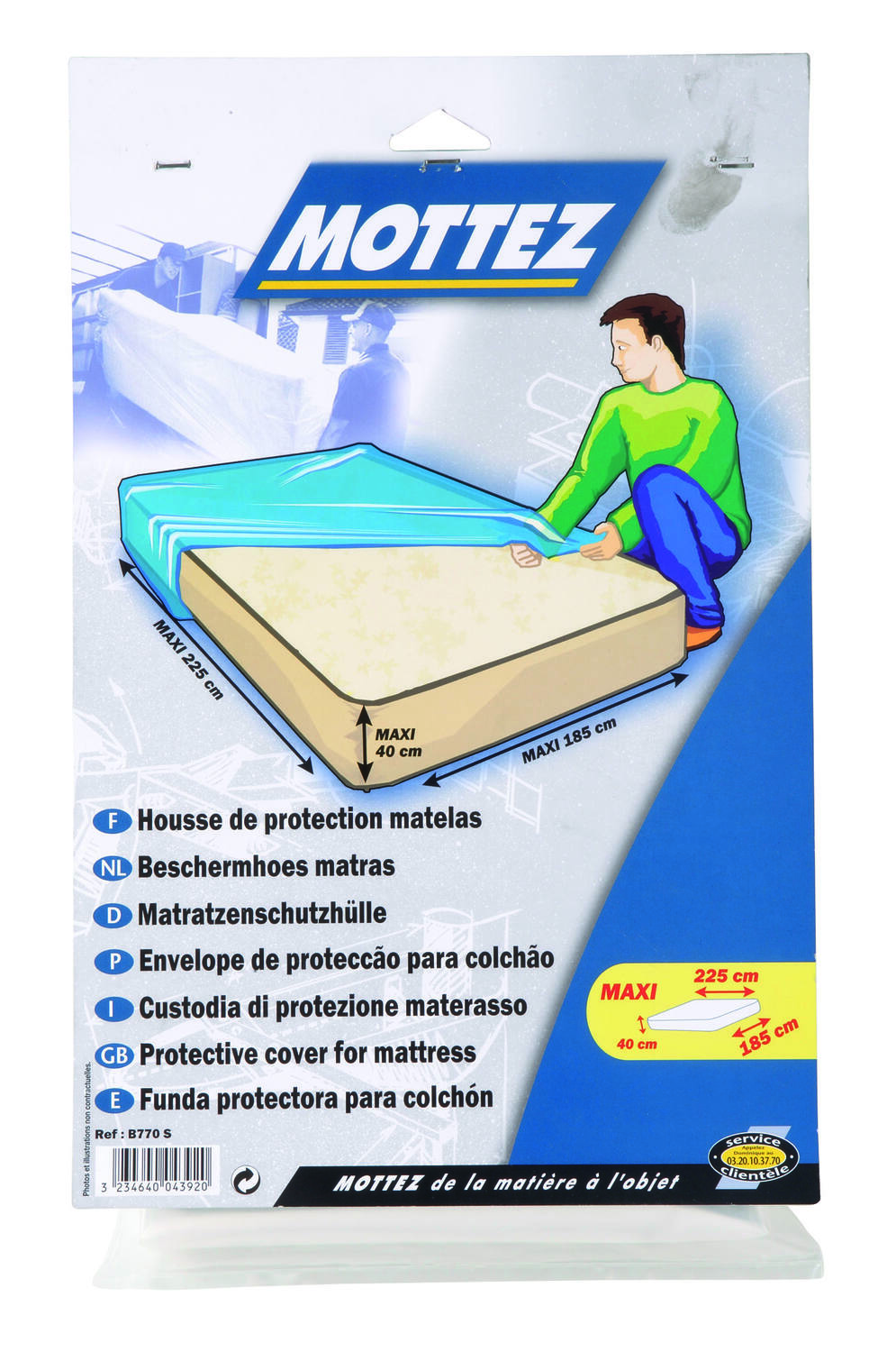 Housse pour matelas - MOTTEZ