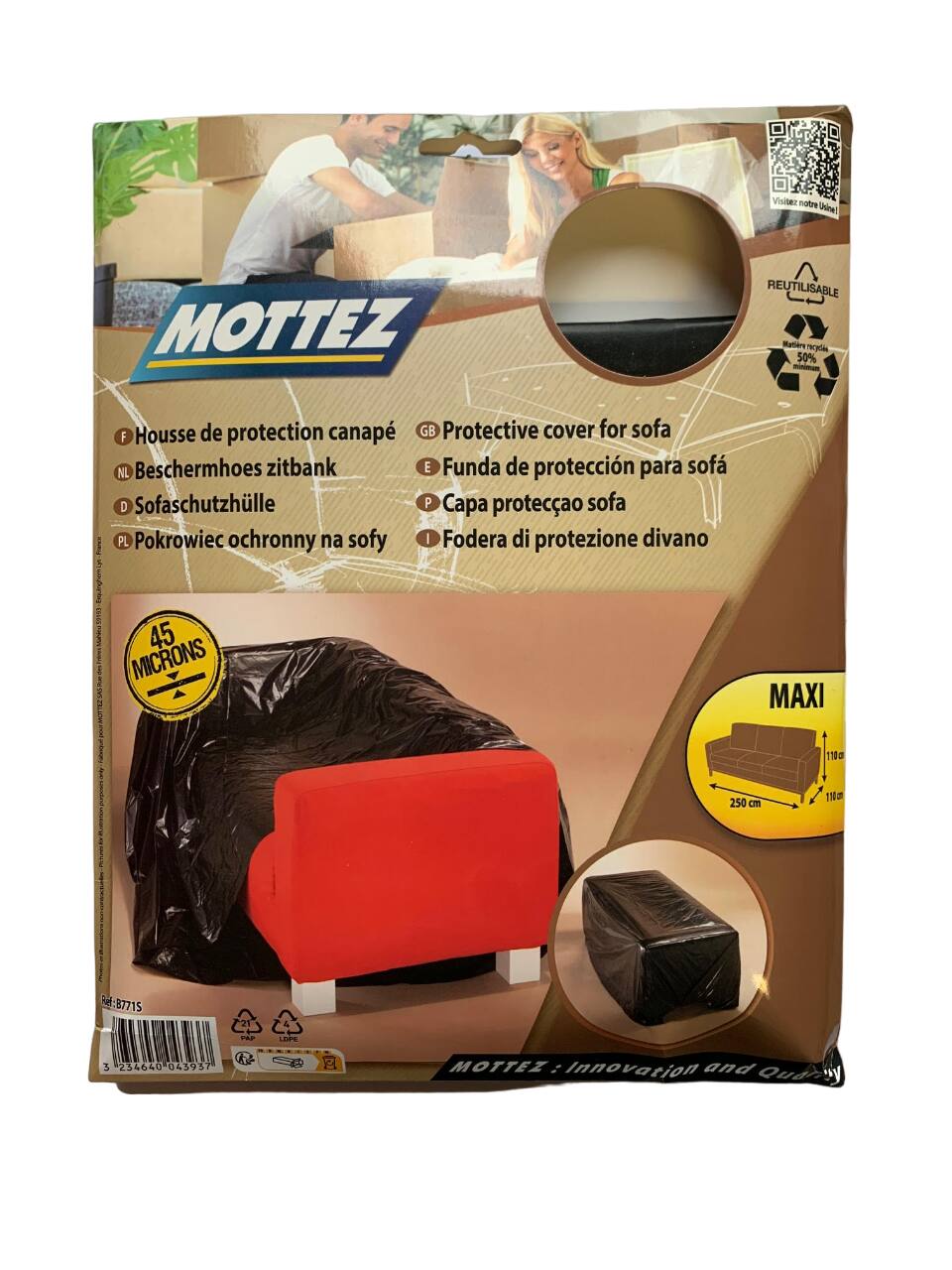 Housse de protection pour Canapé - MOTTEZ