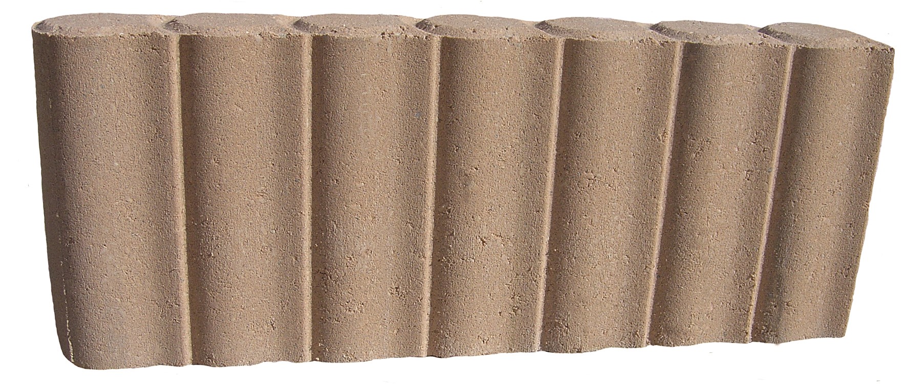 Bordure de jardin à colonnade biface en béton