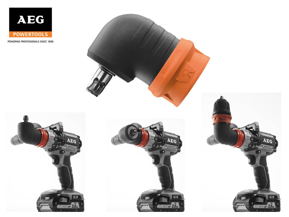 Mandrin Renvoi d’angle pour Brushless 18 Volts - PRO 18V - AEG