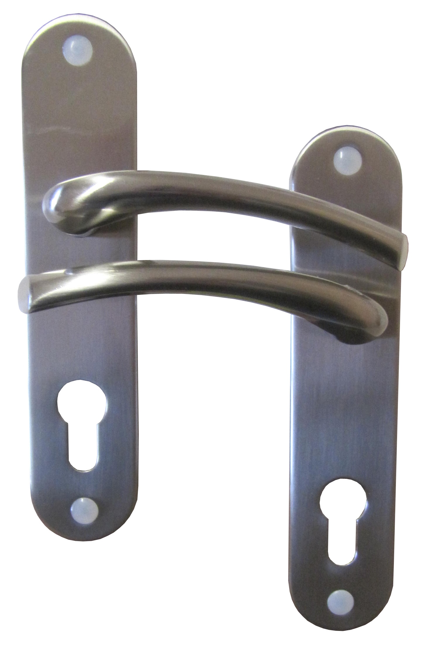 Poignées de porte à cylindre Tedy aluminium entraxe 165mm - B BEAUTY