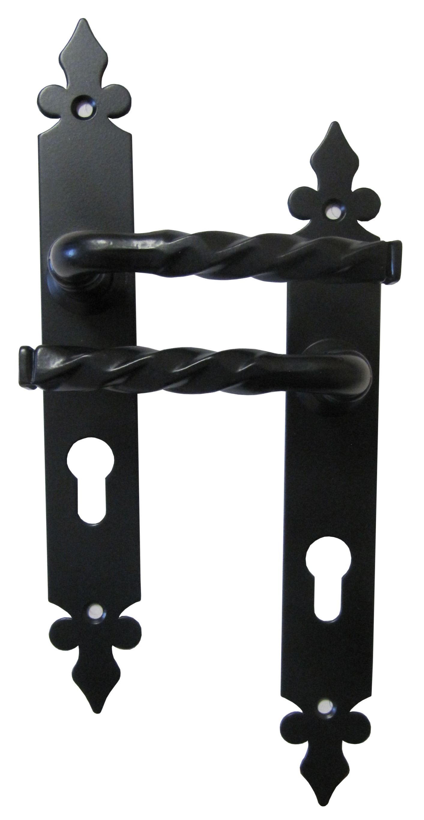 Poignées de porte à cylindre Noely noir - B BEAUTY