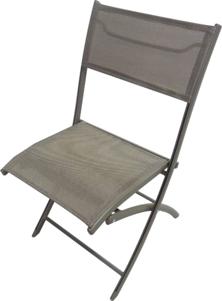 Chaise de jardin pliante - cappuccino - DCB GARDEN