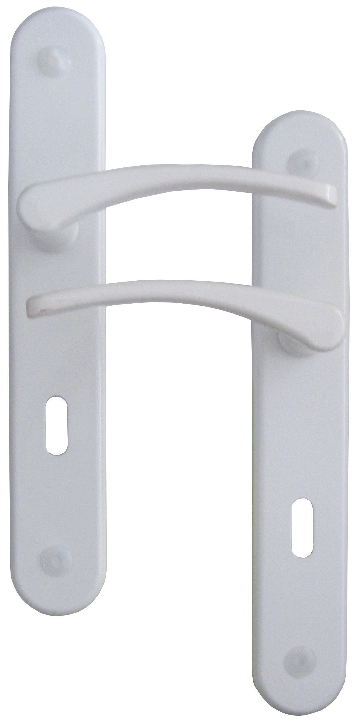 Poignées de porte trou clé Ella + blanc - B BEAUTY