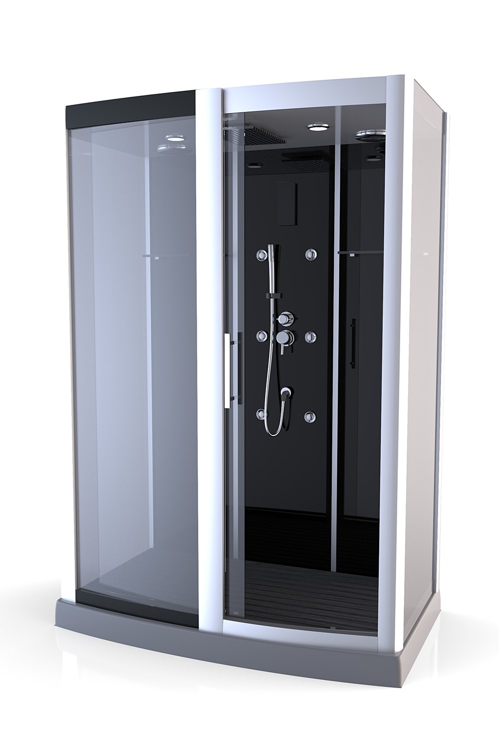 Cabine de douche premium XXL 85x140 - AURLANE