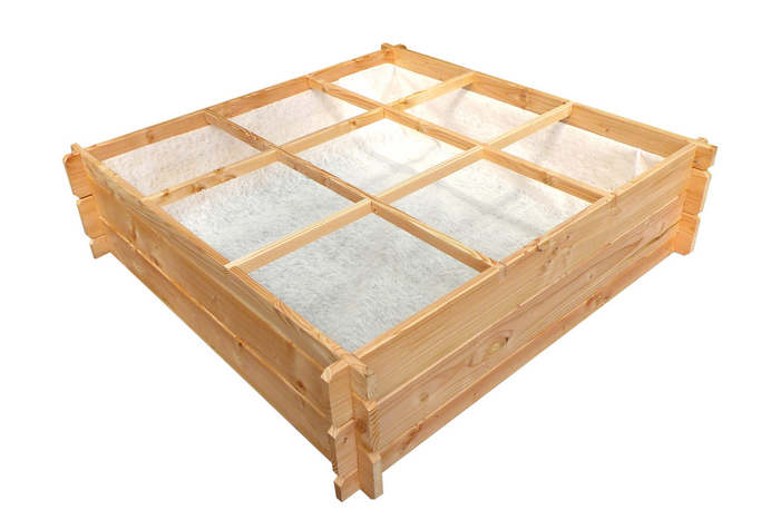 carré potager douglas 120x120 cm - SUN BOIS