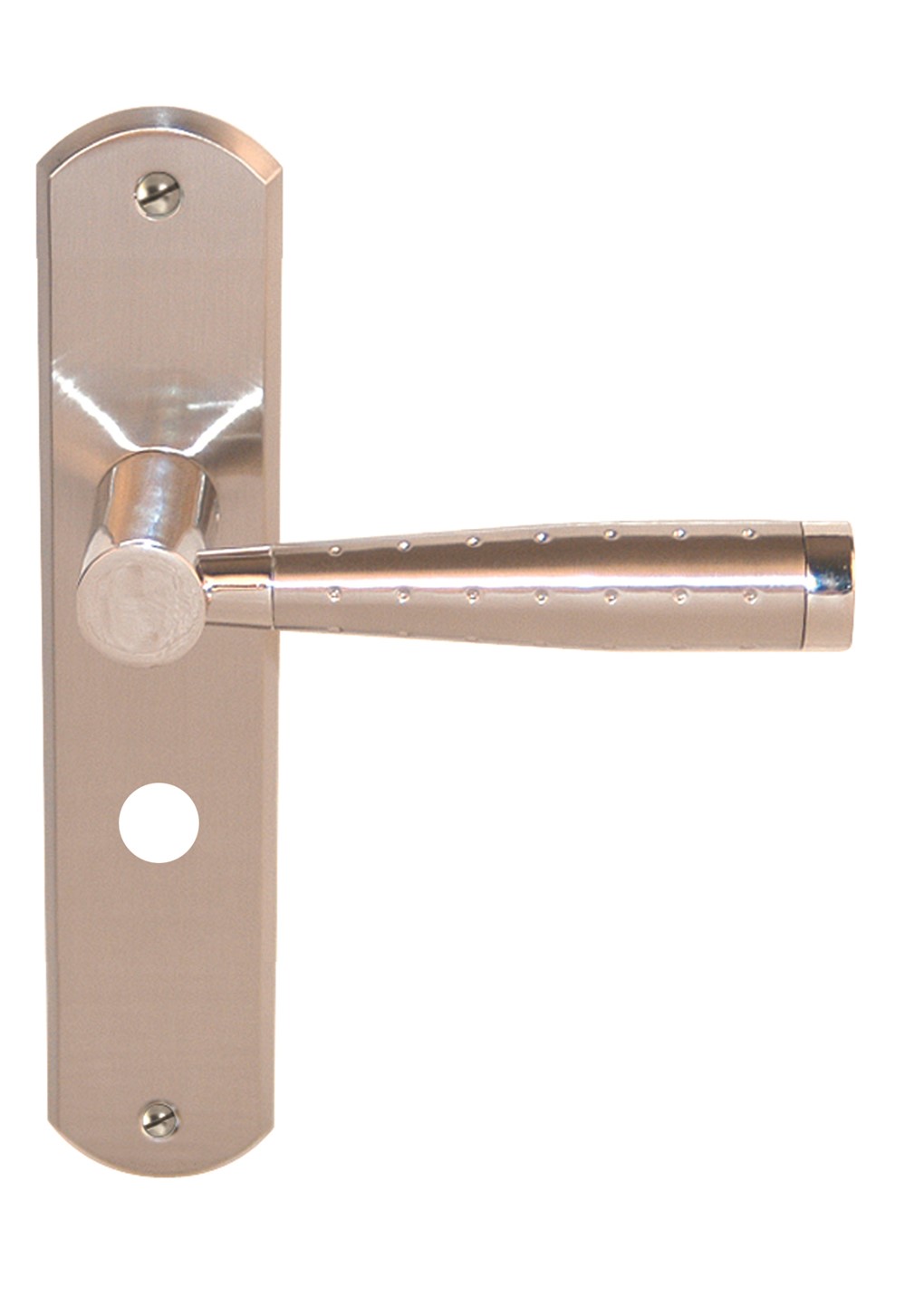 Ensemble sur plaques acier 165 cddc Delfina nickel mat-brillant