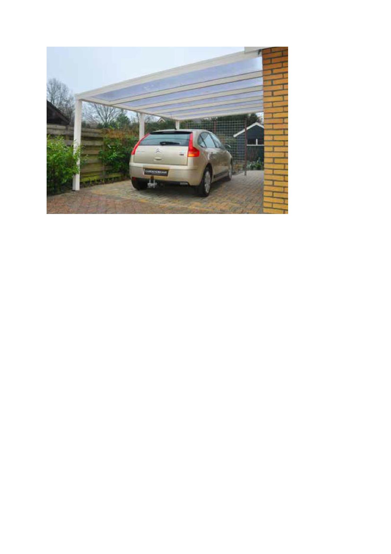 Carport 1 place adossé - EDEN