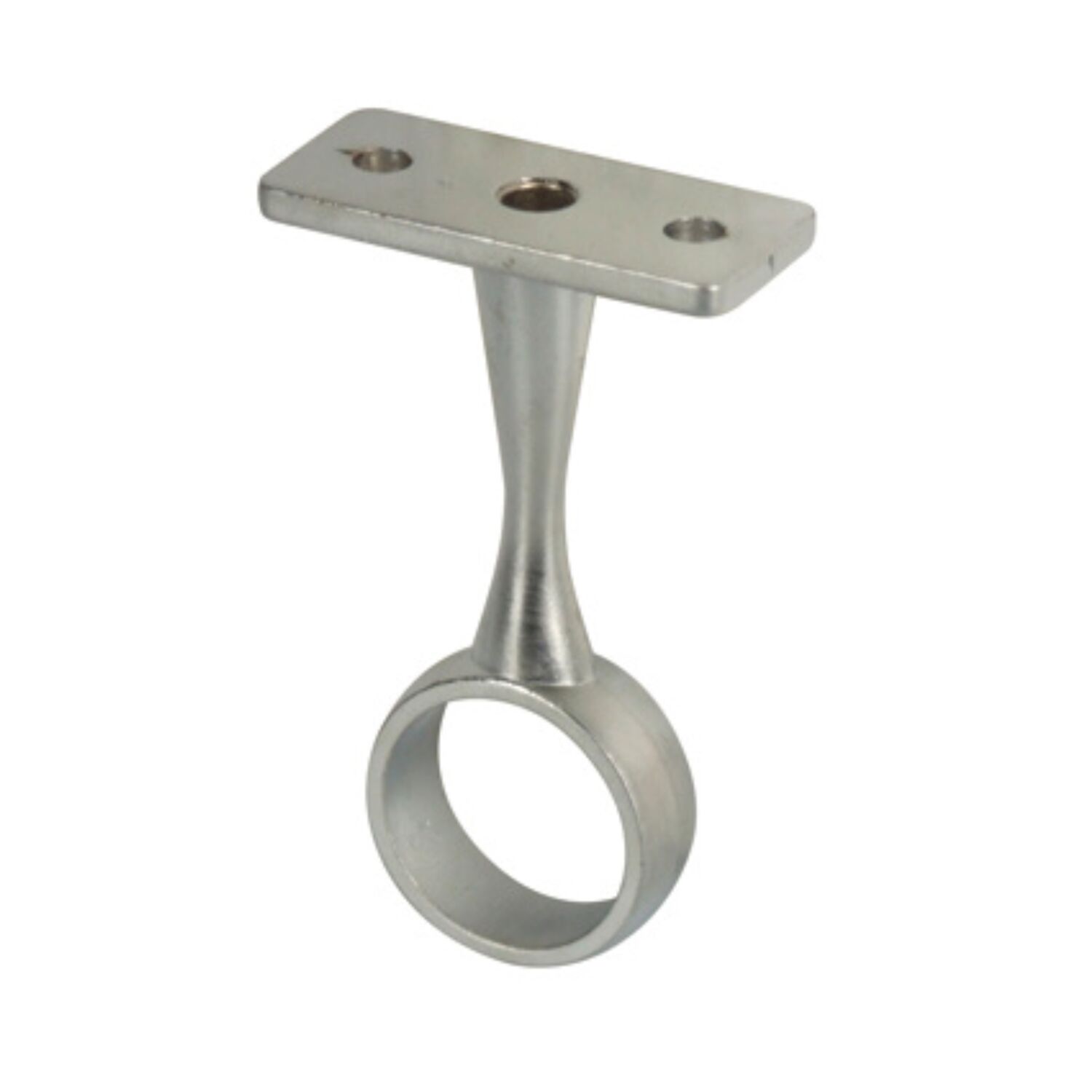 Lot de 2 supports plafond fixe Ø19MM rond gris