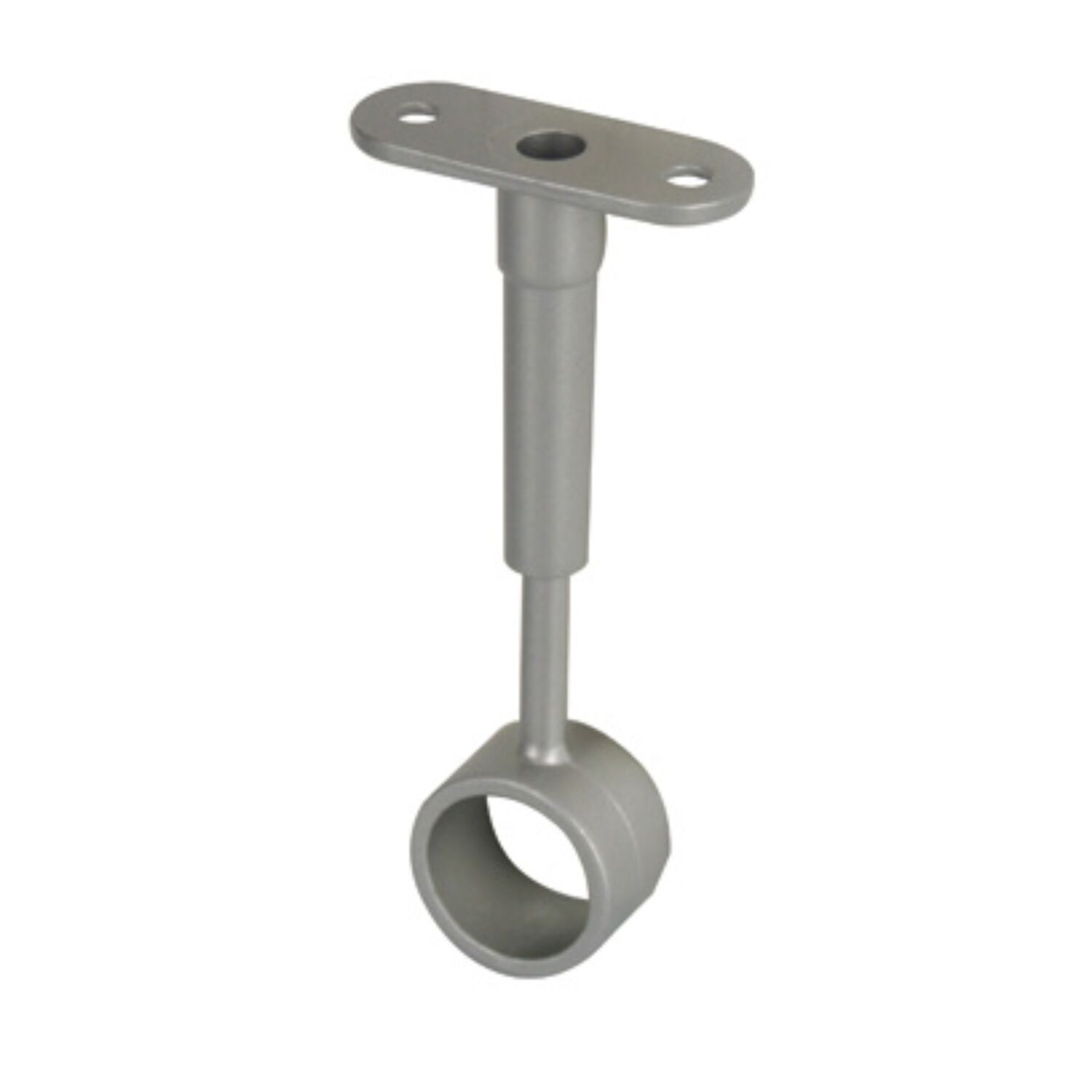 Support plafond réglable rond - Ø 19mm - gris - CIME