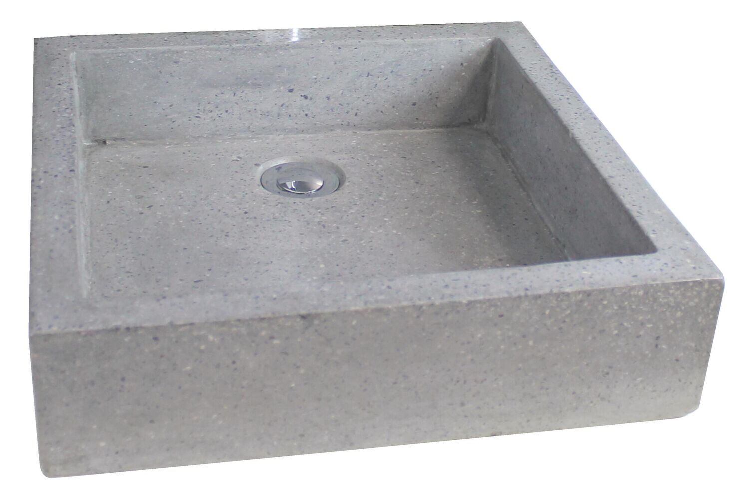 Vasque timbre gris anthracite 40x40cm - ONDEE