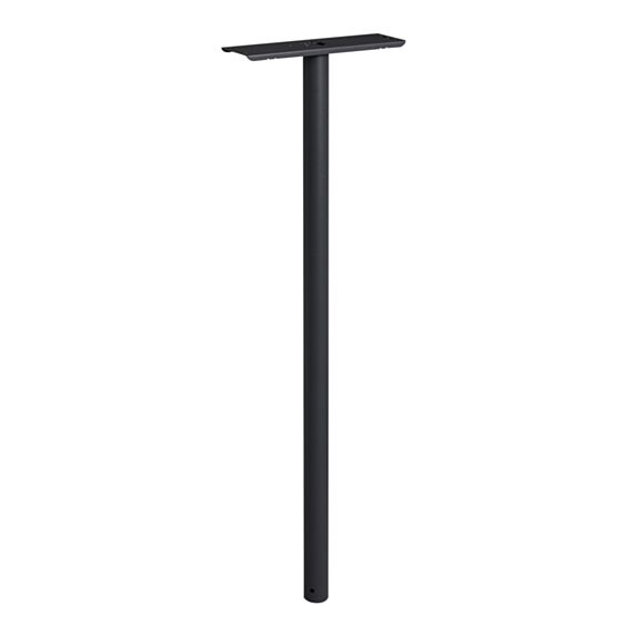 Piquet de boîte aux lettres cylindrique noir - DECAYEUX