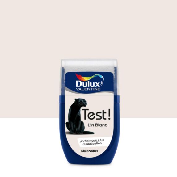 Testeur de Peinture Crème de Couleur Lin Blanc 30ml - DULUX VALENTINE
