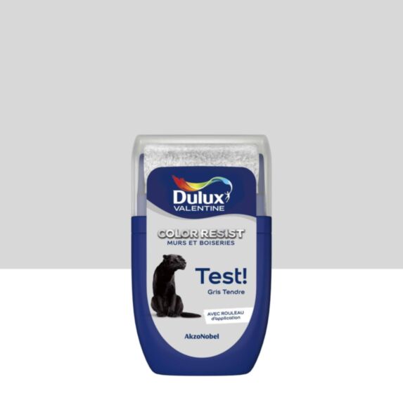 Testeur de Peinture Color Resist Gris Tendre Mat 30ml - DULUX VALENTINE