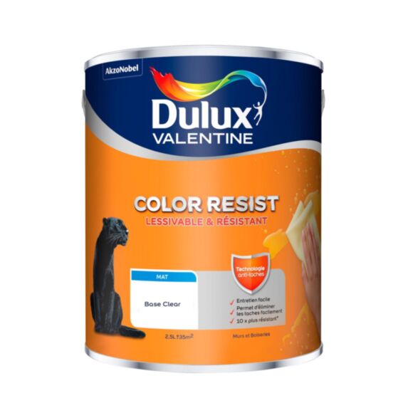 Peinture Color Resist Mat 2,5L - DULUX VALENTINE