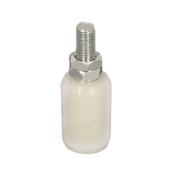 Guide portail coulissant olive nylon droite  Ø30 x 35 mm