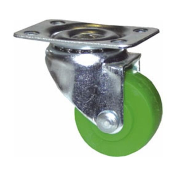 roulette pivotante ø30 verte - CAUJOLLE