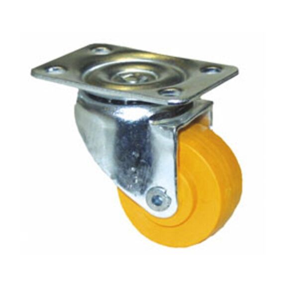 roulette pivotante ø30 orange - CAUJOLLE