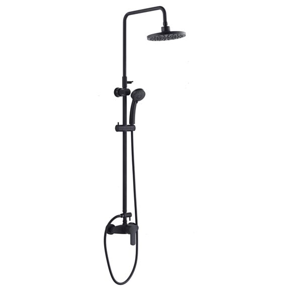Combi-douche + mitigeur Shenti noir - ROUSSEAU