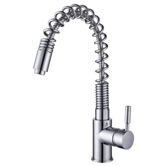 Mitigeur évier tiki chrome