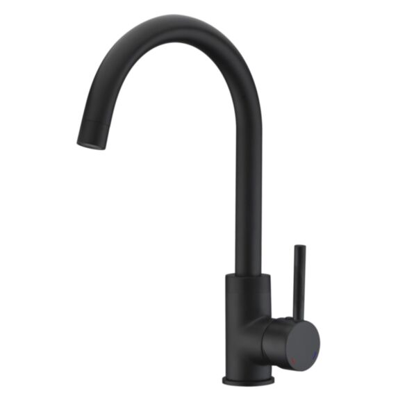 Mitigeur évier Ilo noir - ROUSSEAU SANITAIRE