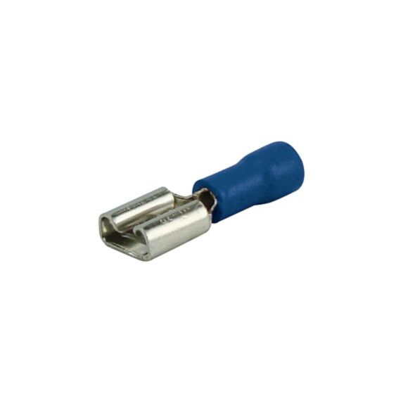 Cosses plates femelles 6,3mm bleu x10 - ALTIUM