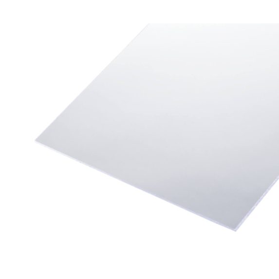 Styroglass clair lisse +/- 4mm 0.50x0.25m