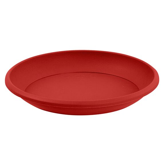 Soucoupe ronde marina D34cm rouge pour pot D40cm - EDA