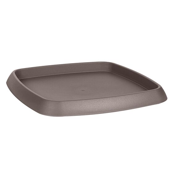 Soucoupe Carrée Chorus 31,3x31,3cm Taupe