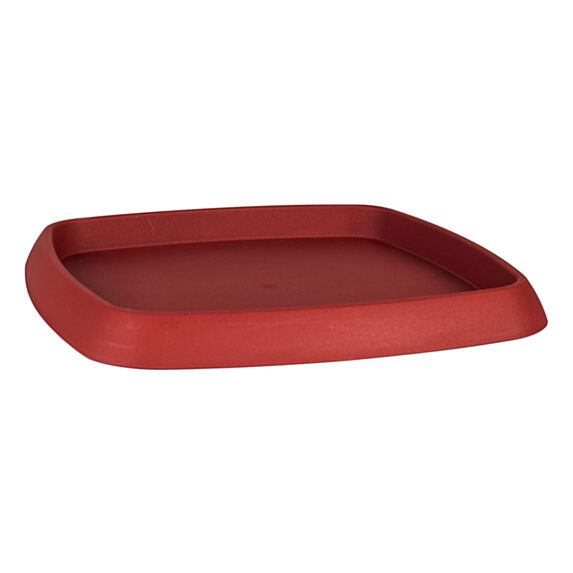 Soucoupe Carrée Chorus 36,2x36,2cm Rouge Rubis