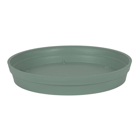 Soucoupe Toscane plastique Ø28 vert laurier - EDA