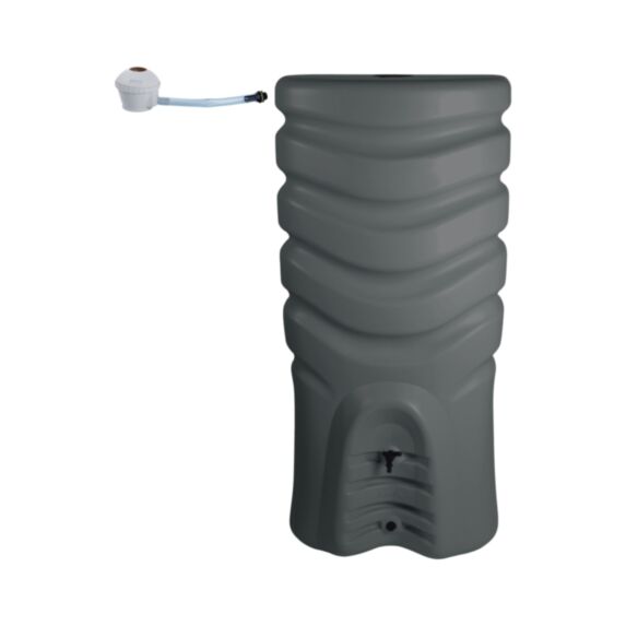 Récupérateur eau de pluie+collecteur 550L anthracite - EDA