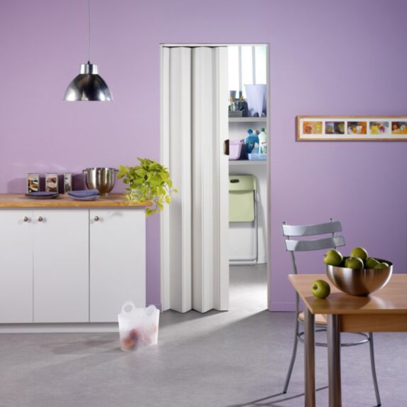 Porte extensible Una blanc - GROSFILLEX