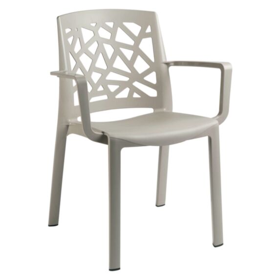 Fauteuil de jardin en résine Stuart Lin - GROSFILLEX