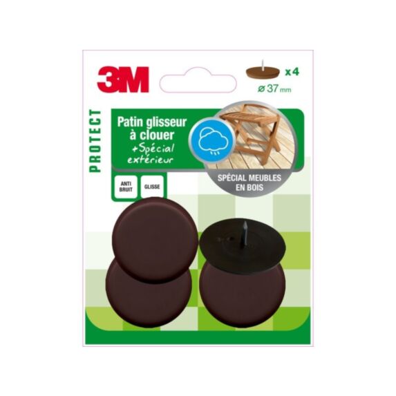 Patin à clouer Ø37mm - 3M