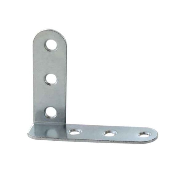1 équerre contre coudée 60x60x1.5mm acier zingué droite - VYNEX