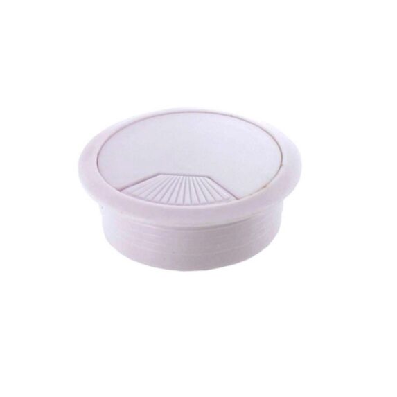 Passe câble plastique d60 blanc - VYNEX