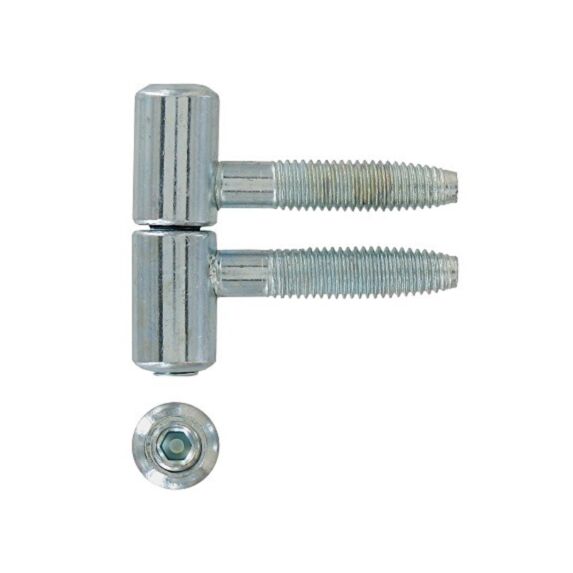Fiche à visser réglable D13mm, 2p