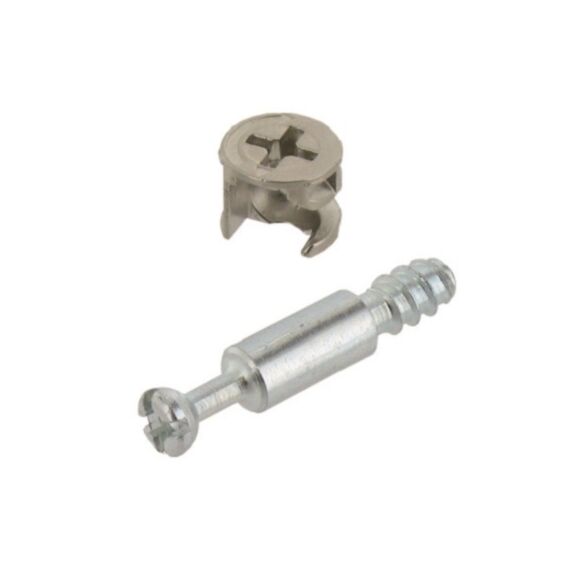 Ferrure d'assemblage D 12mm acier zingué par 4