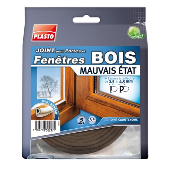 joint caoutchouc pour portes et fenêtres bois mauvais état. - PLASTO