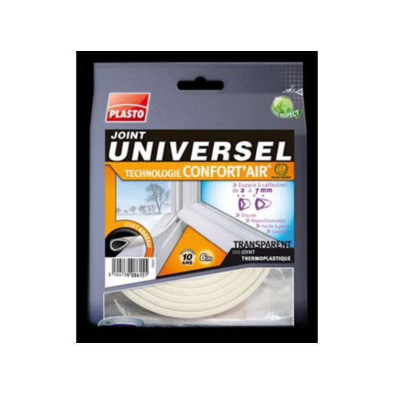 joint universel confort'air transparent - PLASTO